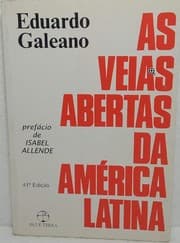 Capa de As Veias Abertas da América Latina de Eduardo Galeano