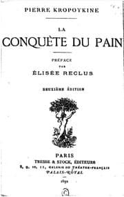 Capa de La conquête du pain de Peter Kropotkin