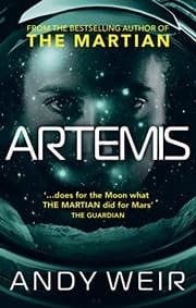 Capa de Artemis de Andy Weir